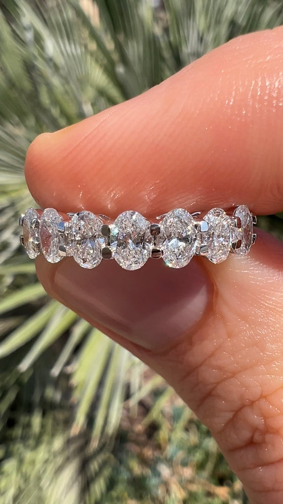 1.50 Carat Oval Diamond Band