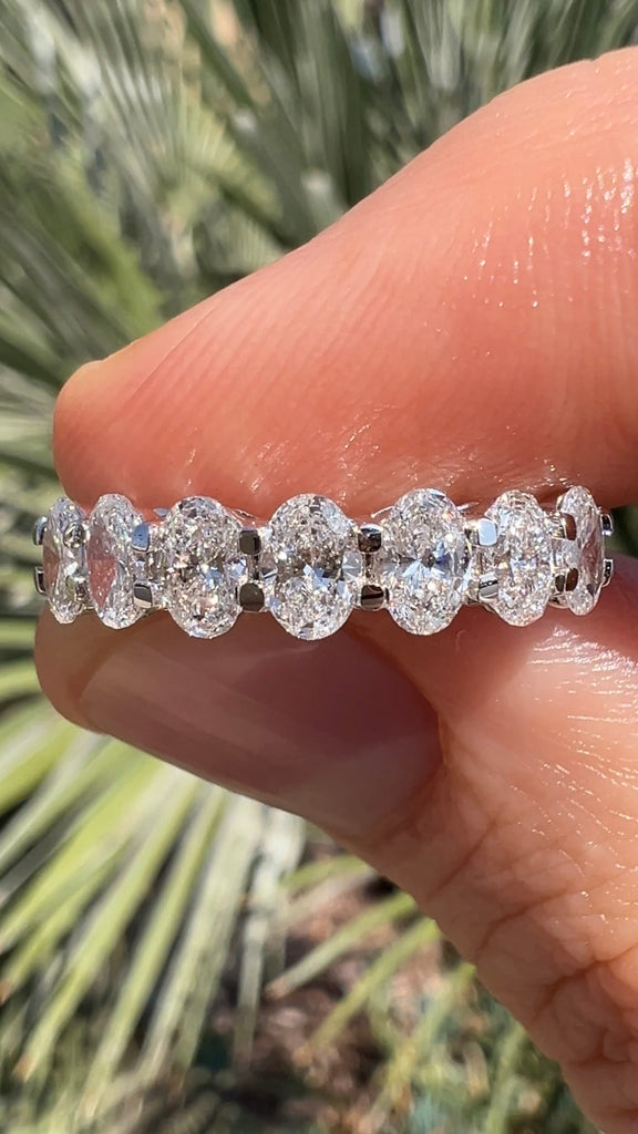 1.50 Carat Oval Diamond Band