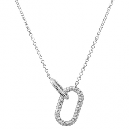 Interlocking Diamond Necklace