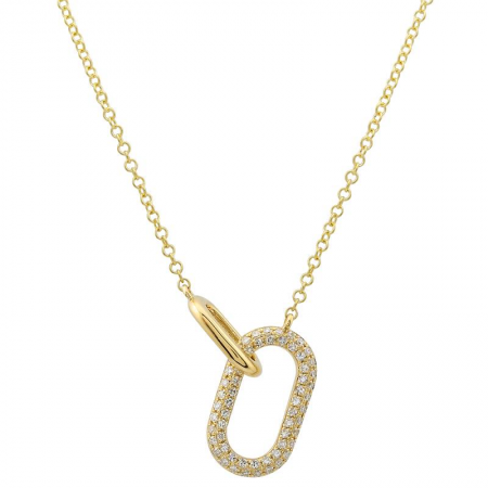 Interlocking Diamond Necklace