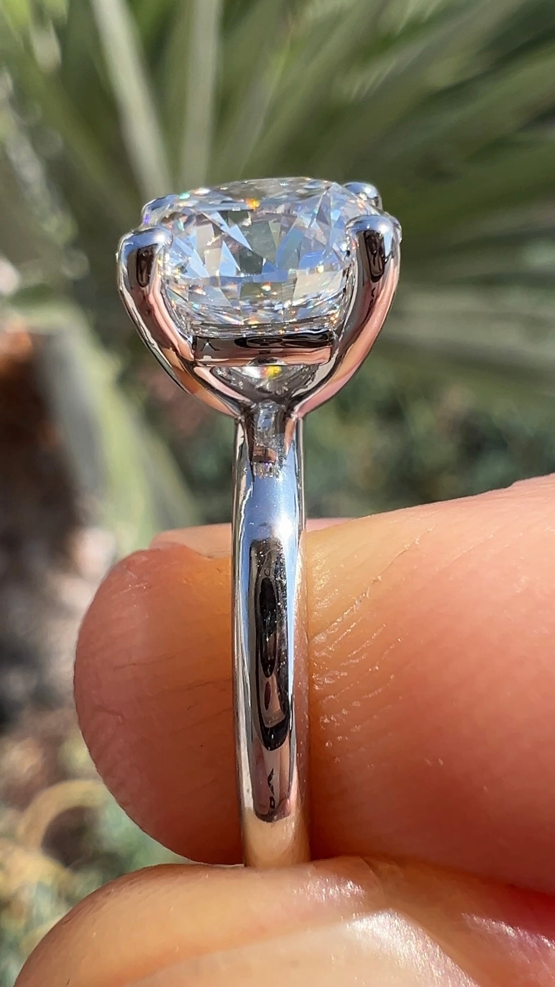 Reese Second Hand Rings The Reese Ring / 2 Carat Round Diamond Solitaire Engagement Ring ...