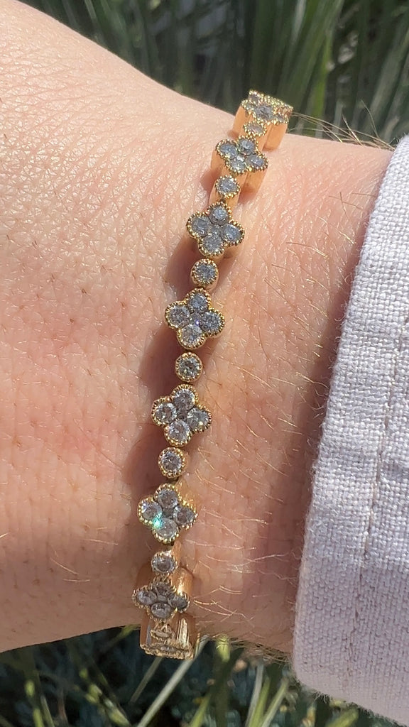 Clover Diamond Bracelet
