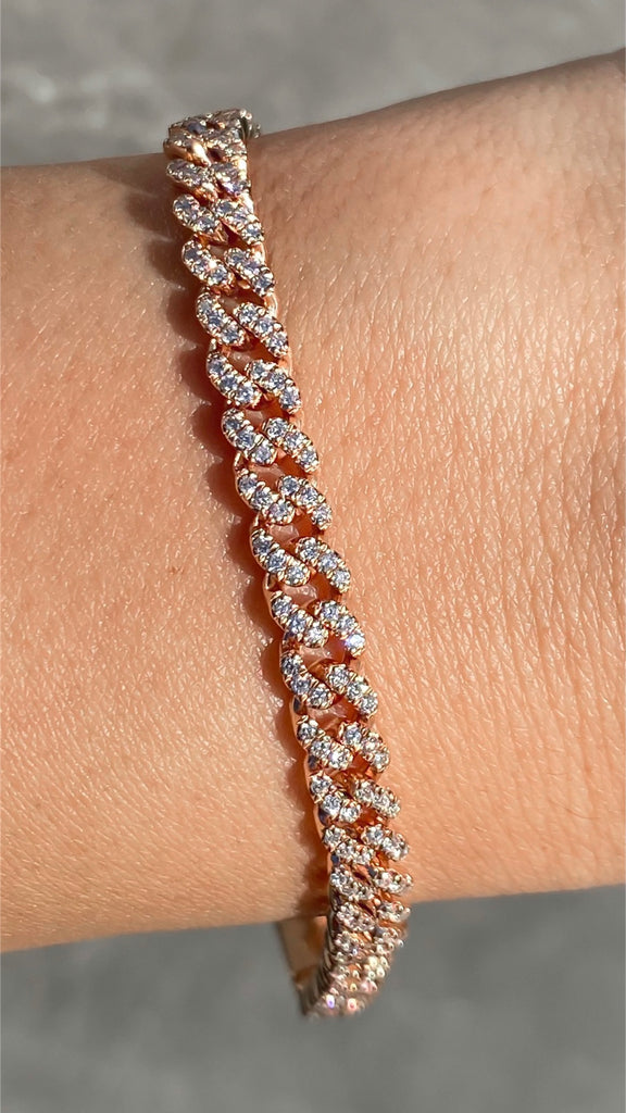 Diamond Miami Cuban Link Bracelet