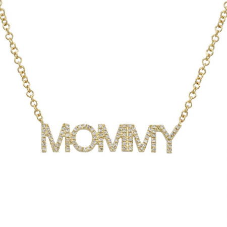 Diamond Mommy Necklace