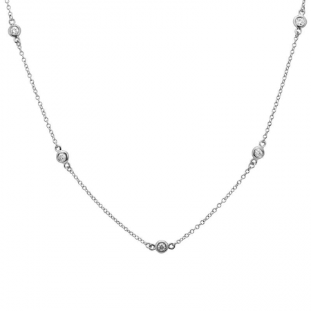 Diamonds by the Yard Necklace White Gold