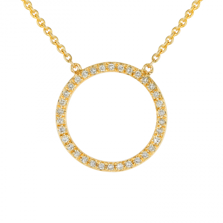 Diamond Circle Necklace Tiffany