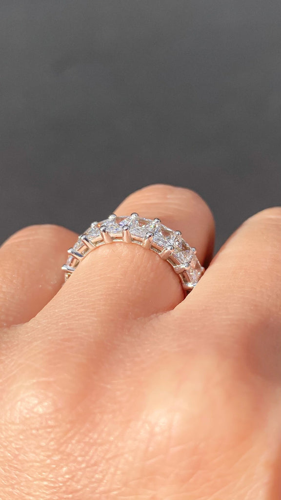 Radiant Diamond Wedding Ring