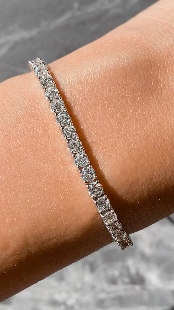 Round Diamond Bezel Tennis Bracelet – Alder Fine Jewellery