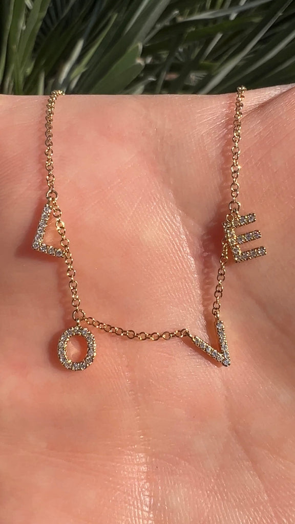 Diamond Love Layering Necklace