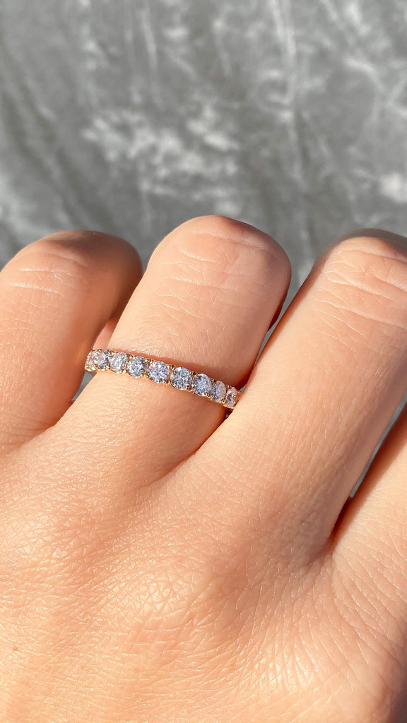 Round Diamond Eternity Ring